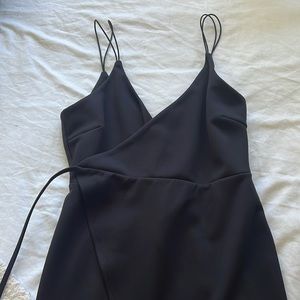 ASOS Scuba Cami Wrap Mini Dress